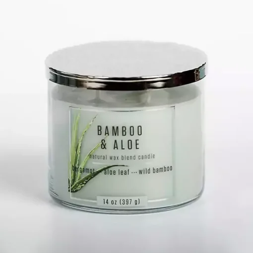 Bamboo Aloe 14 oz. Triple Wick Jar Candle