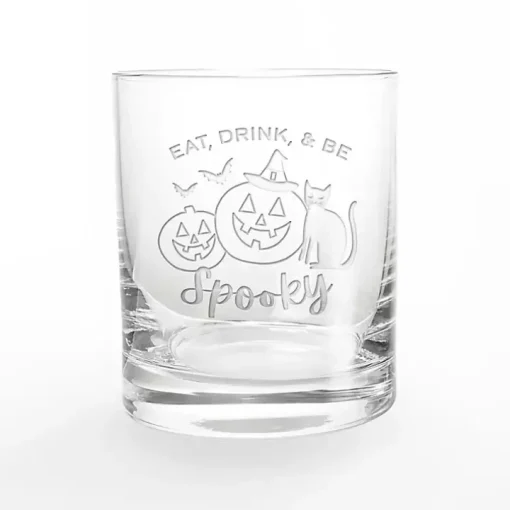Be Spooky Halloween Whiskey Glasses, Set of 2