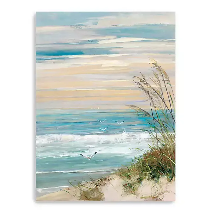 Beach at Dusk Canvas Art Print, 30x40 in.