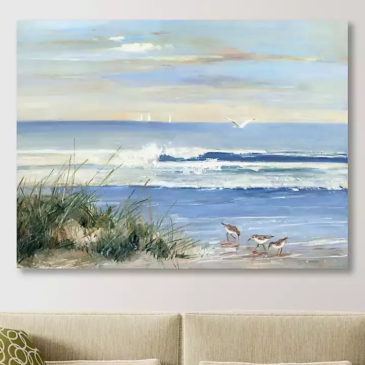 Beach Combers Giclee Canvas Art Print, 40x30
