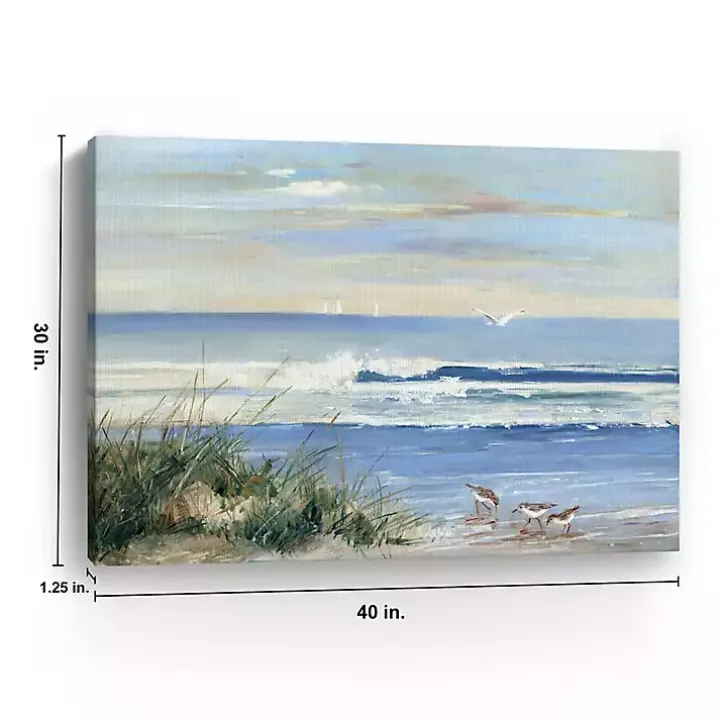 Beach Combers Giclee Canvas Art Print, 40x30