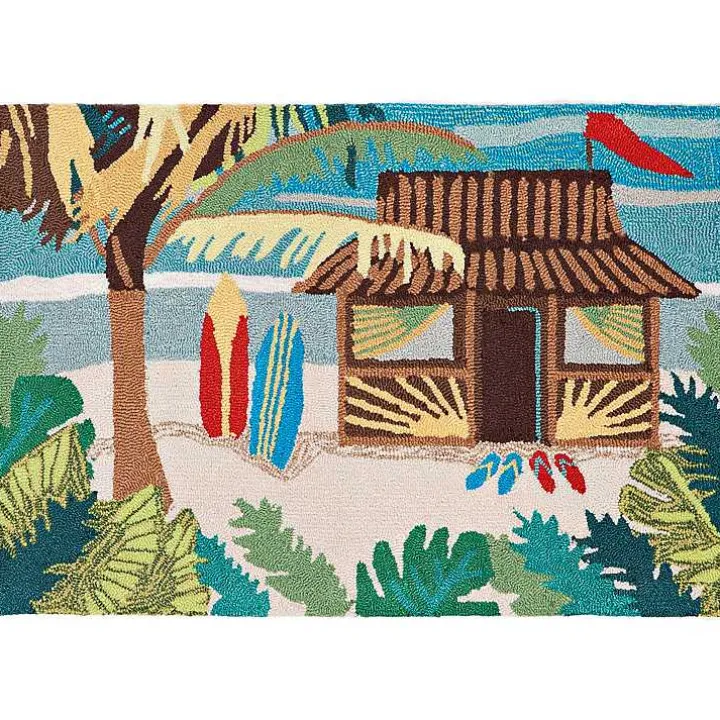 Beach Shack Scatter Rug