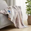 Beautyrest Blush Faux Fur Oversized Heated Throw