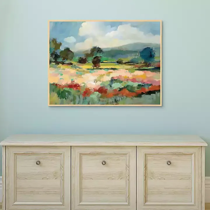 Before the Summer Rain Framed Canvas Art Print