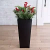 Berry Pinecone Holiday Arrangement in Tall Planter