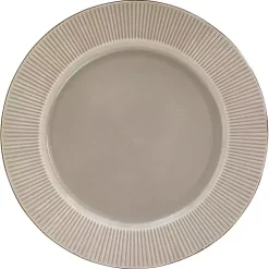 Betsy Taupe Ribbed 16-pc. Dinnerware Set