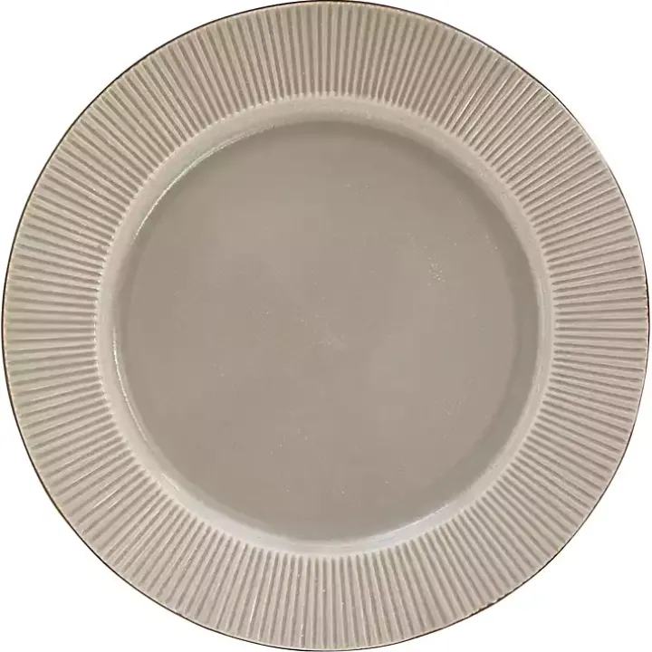 Betsy Taupe Ribbed 16-pc. Dinnerware Set