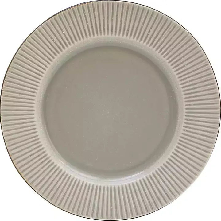Betsy Taupe Ribbed 16-pc. Dinnerware Set