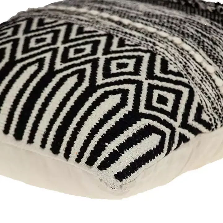 Bianca Boho Textural Throw Pillow