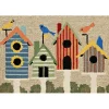 Birdhouses Scatter Rug