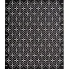 Black & Ivory Quatrefoil Indoor/Outdoor Rug, 5x7