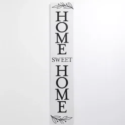 Black & White Home Sweet Home Porch Board