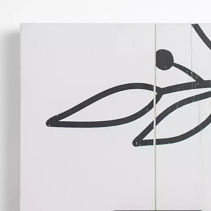 Black & White Home Sweet Home Porch Board