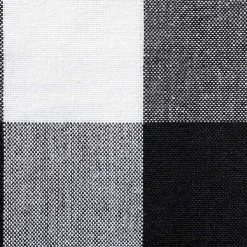 Black and White Buffalo Check Napkins, Set of 6