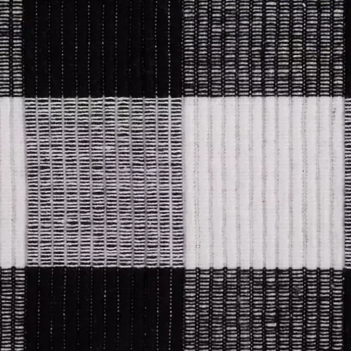 Black and White Buffalo Check Placemats, Set of 6