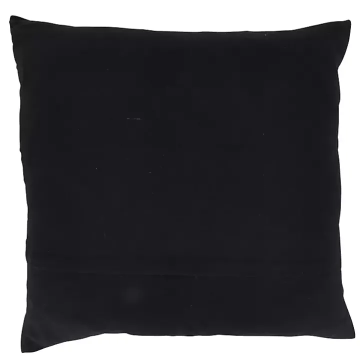 Black Aztec Treasures Throw Pillow