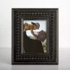 Black Beaded Wood Picture Frame, 5x7