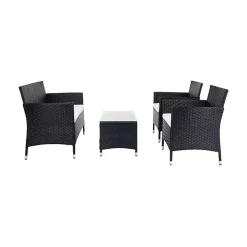 Black Box Wicker 4-pc. Outdoor Living Set