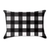 Black Buffalo Check Accent Pillow