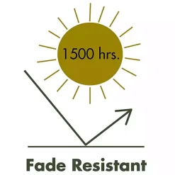 Black Canvas French Edge Outdoor Chaise Cushion