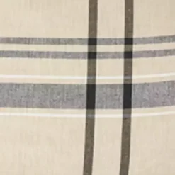 Black French Stripe Napkins, Set of 6