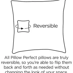 Black Herringbone Outdoor Chair Cushion