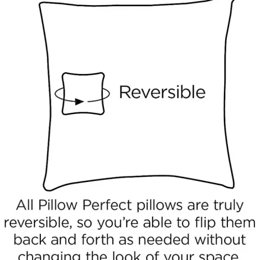 Black Herringbone Outdoor Chair Cushion
