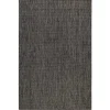 Black Intertwine Indoor/Outdoor Area Rug, 4x7