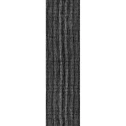 Black Intertwine Indoor/Outdoor Runner
