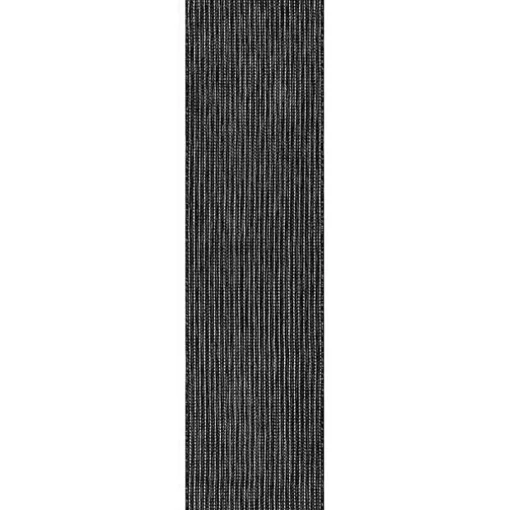 Black Intertwine Indoor/Outdoor Runner