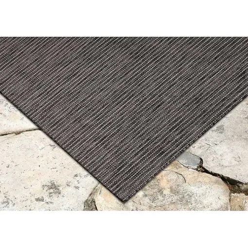 Black Intertwine Indoor/Outdoor Runner