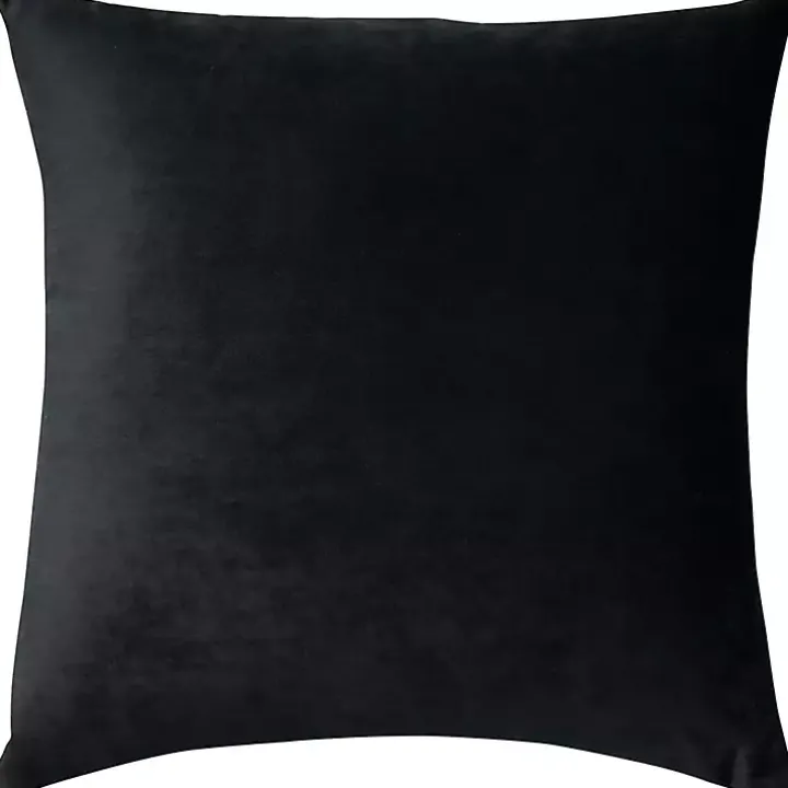 Black Leopard Jacquard Pillow