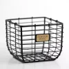 Black Metal Coffee Pod Basket