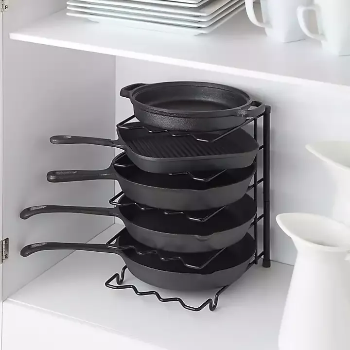 Black Metal Cookware Rack