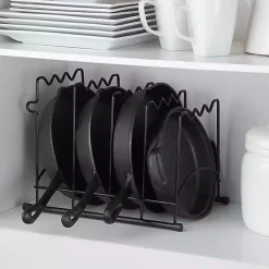 Black Metal Cookware Rack