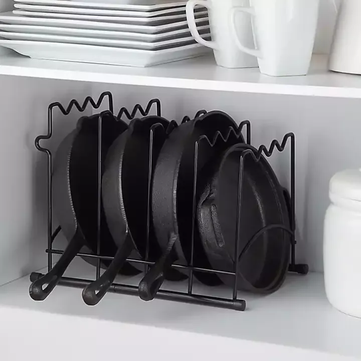 Black Metal Cookware Rack