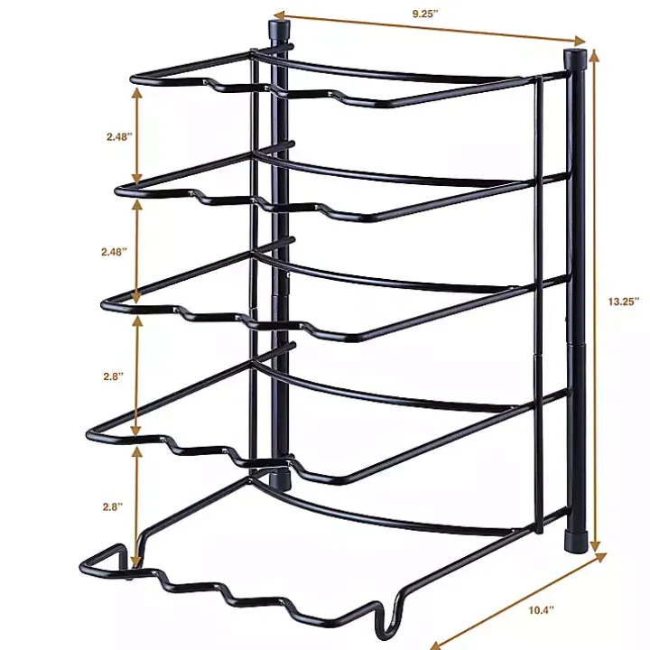 Black Metal Cookware Rack