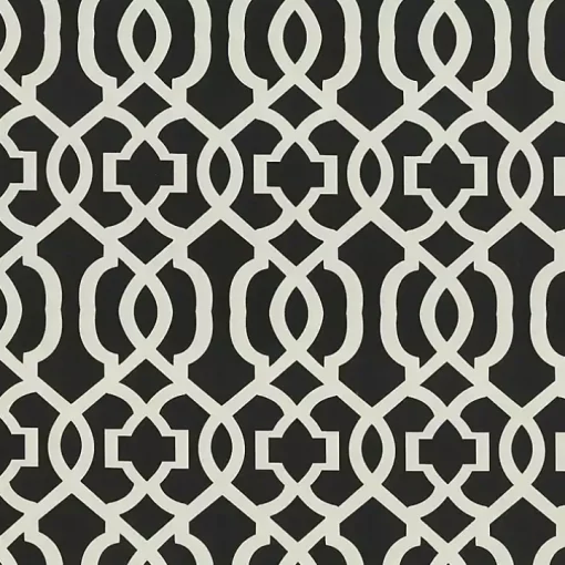 Black New Geometric Outdoor Chaise Cushion
