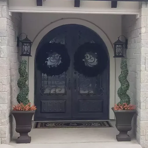 Black Spruce Halloween Wreath