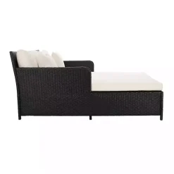 Black Wicker Outdoor Daybed