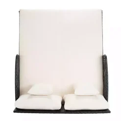 Black Wicker Outdoor Daybed