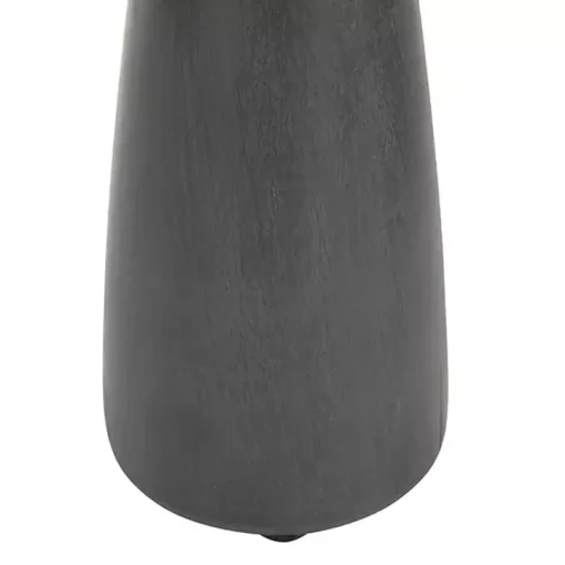 Black Wood Tapered 3-pc. Pillar Candle Holder Set
