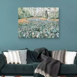 Blanket of Forest Flowers Canvas Art Print