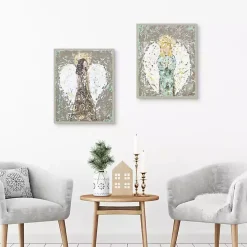 Blessed Angels Framed Art Prints, Set of 2