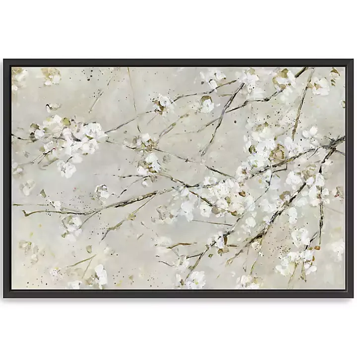 Blossom Confetti Framed Giclee Canvas Art Print