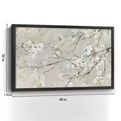 Blossom Confetti Framed Giclee Canvas Art Print