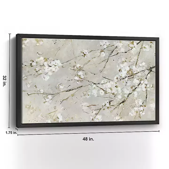 Blossom Confetti Framed Giclee Canvas Art Print