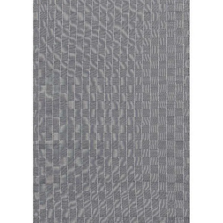 Blue & Ivory Checkered Indoor/Outdoor Rug, 8x10