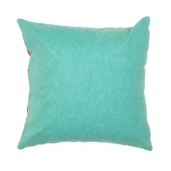 Blue & Red Lamontage Stripe Outdoor Throw Pillow