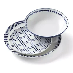 Blue & White Harbour 12-pc. Dinnerware Set